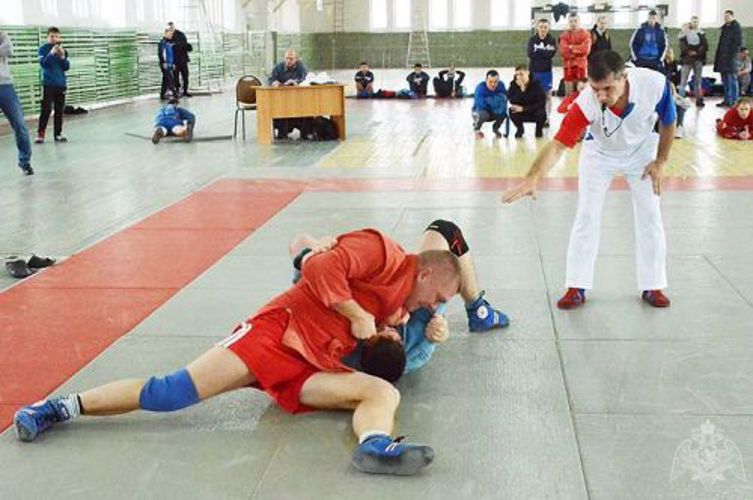 Приморская команда Росгвардии приняла участие в Чемпионате Динамо по борьбе самбо 