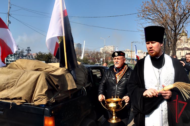 Ветераны Росгвардии отправились в автопробег Владивосток-Донецк «Дорога к Победе»