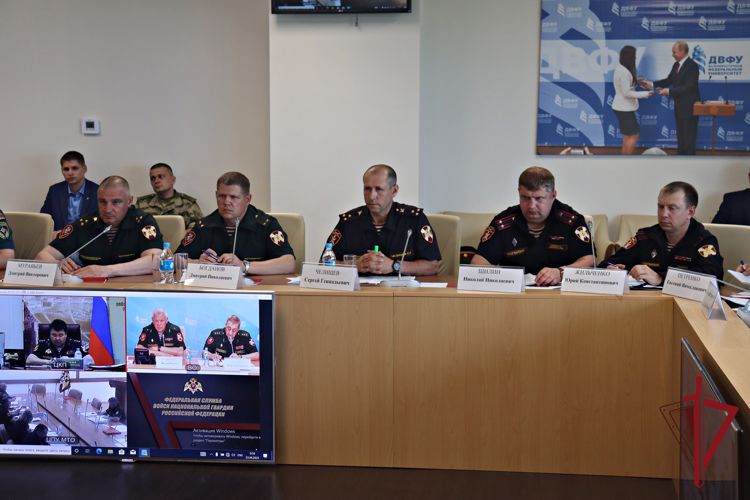 Начальник Управления Росгвардии по Приморскому краю принял участие в заседании Оперативного штаба по вопросу проведения VIII Восточного экономического форума