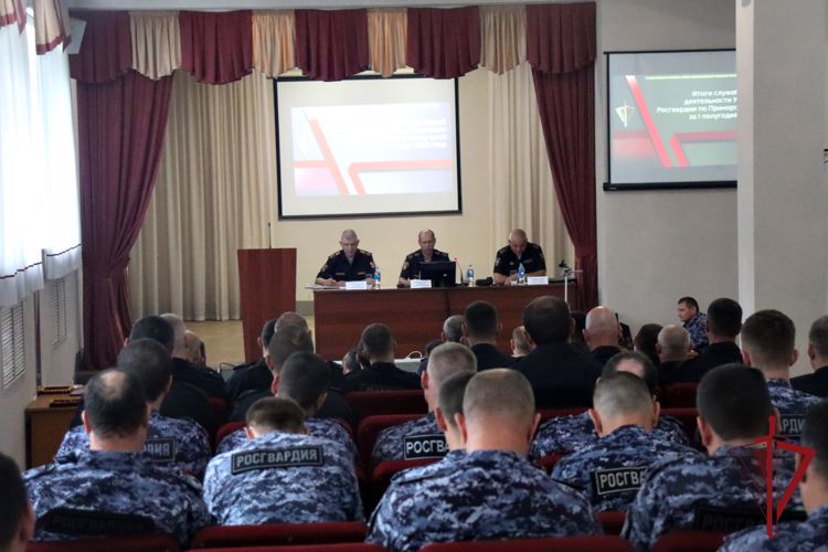 В Управлении Росгвардии по Приморскому краю подвели итоги работы за первое полугодие 2023 года