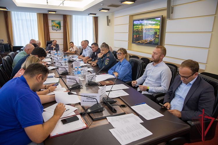 Росгвардейцы приняли участие в заседание антитеррористической комиссии