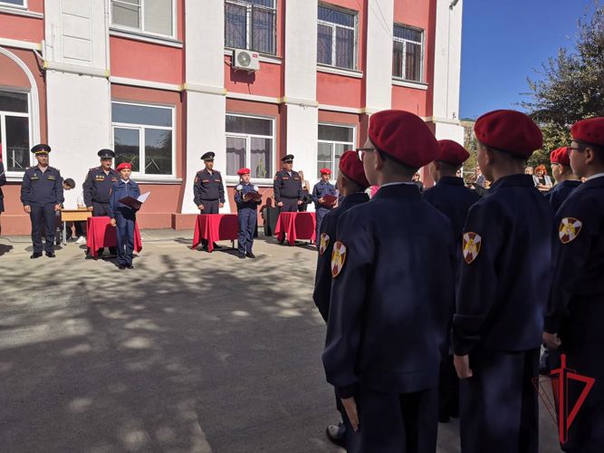 В Приморье открыли первый кадетский класс Росгвардии