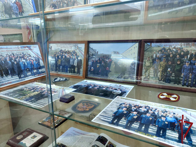 В музее Управления Росгвардии по Приморскому краю открылась экспозиция, посвященная деятельности ветеранов