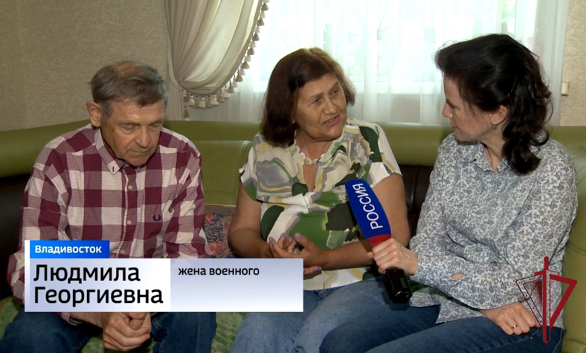 Сюжет о семье росгвардейцев на канале ГТРК «Владивосток» продолжил серию материалов в рамках «семейного альбома»  