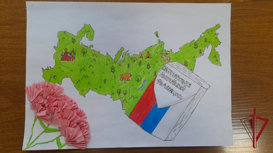 Росгвардейцы в Артеме поблагодарили кадетов за участие в конкурсе рисунков  