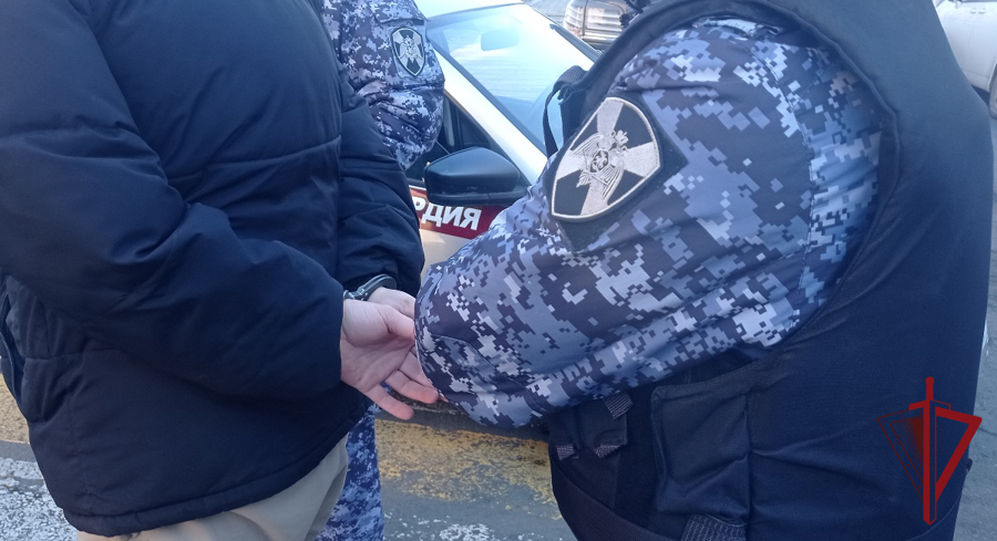 Сотрудники вневедомственной охраны Росгвардии задержали правонарушителя, напавшего на воспитателя детского сада в Славянке  