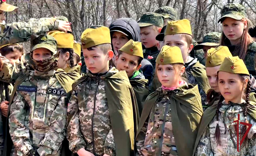 Кадеты Росгвардии приняли участие в военно-патриотической спортивной игре «Зарница 2.0»