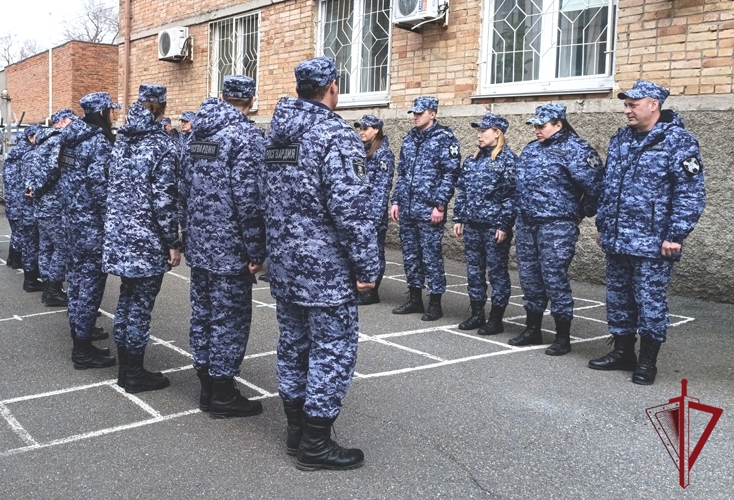 В Управлении вневедомственной охраны по Приморскому краю прошёл строевой смотр