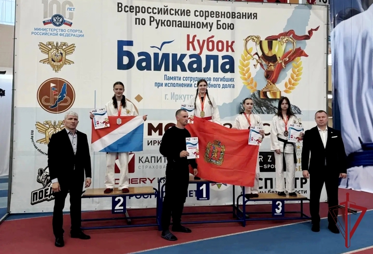 Кадет росгвардейского класса из Уссурийска стала призёром «Кубка Байкала» по рукопашному бою