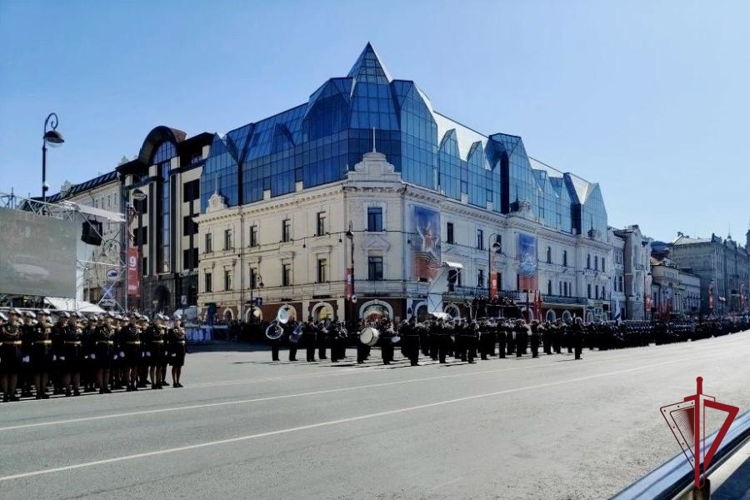 В Приморье росгвардейцы приняли участие в мероприятиях 9 Мая